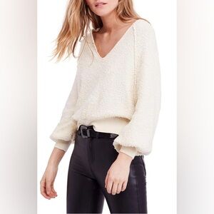 Free People Found My Friend Boucle Sweater